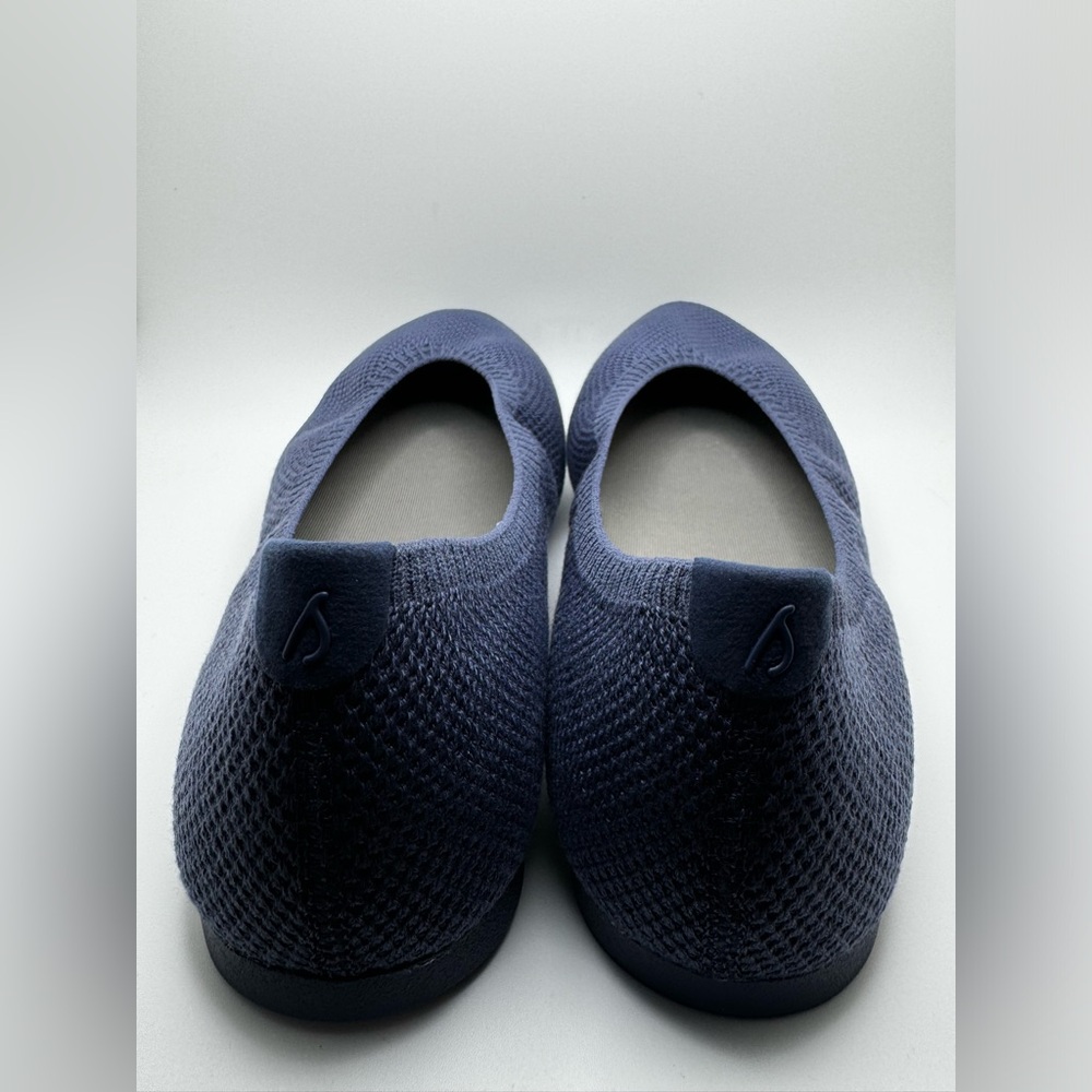 Allbirds Blue Tree Breezer Point Ballet Flats, Hazy Indigo Blue, Size 9 - Picture 5 of 8